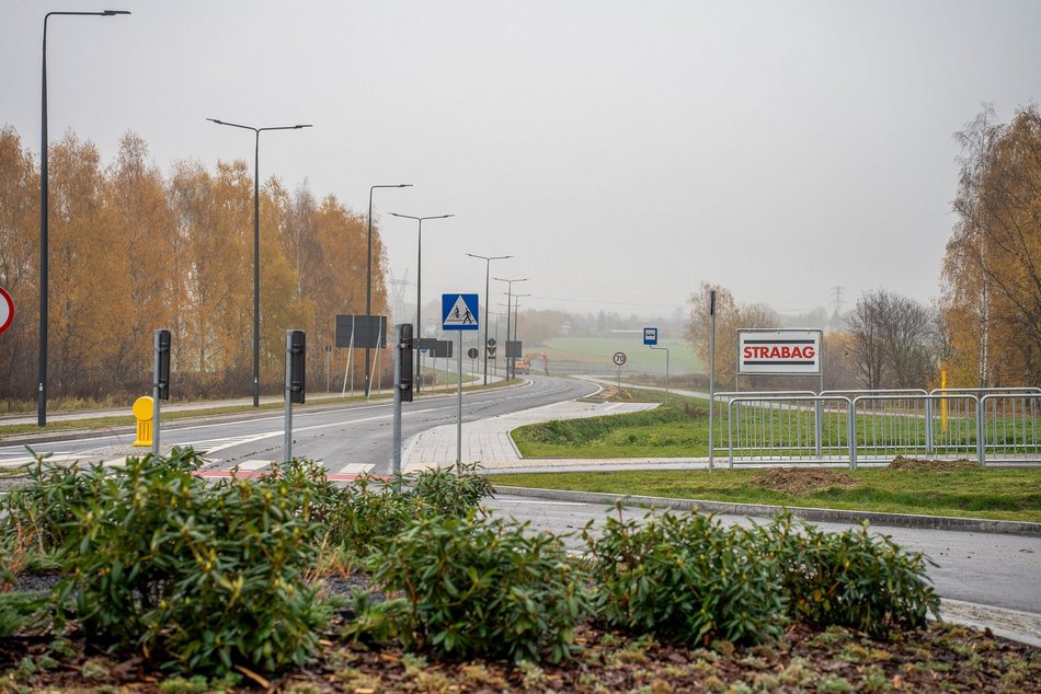 Trasa Górna - nowy odcinek tuż przed otwarciem