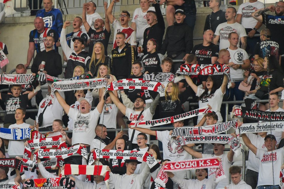 Kibice na meczu ŁKS Łódź z Polonią Bytom. Byłeś/aś tam? Odszukaj się w galerii!