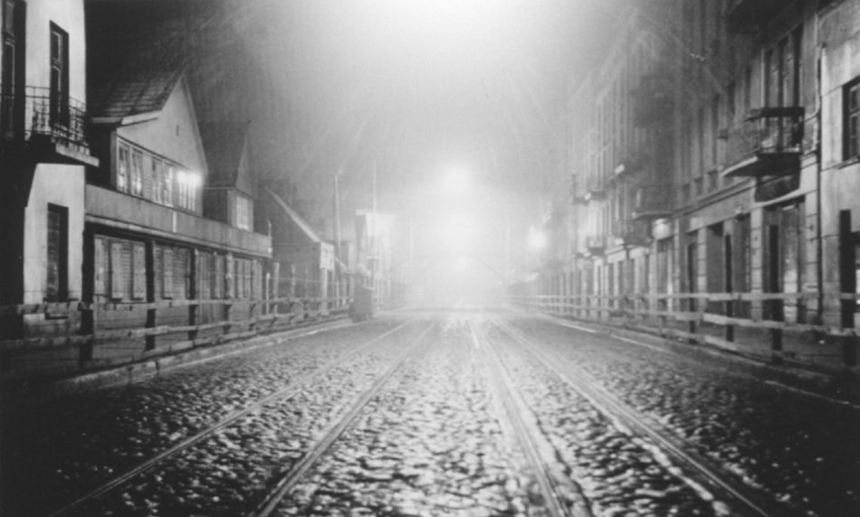 archiwalna fotografia przedstawiająca Łódź w dawnych czasacch