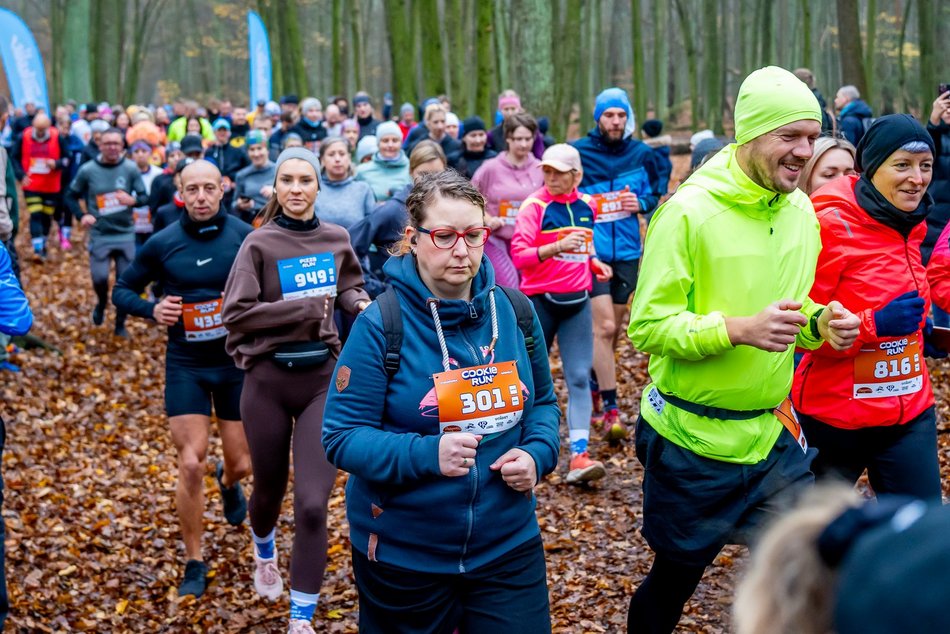 Cookie Run w Lesie Łagiewnickim w Łodzi