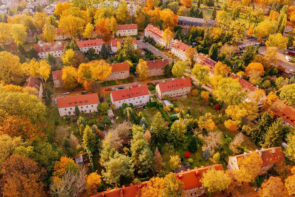 Łódź. Jesienna Łódź z lotu ptaka. Te zdjęcia zapierają dech w piersiach