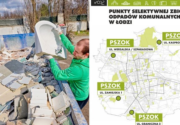 Łódź. Nowy PSZOK w Łodzi powstał na Bałutach. Gdzie znajdują się pozostałe? [MAPA]