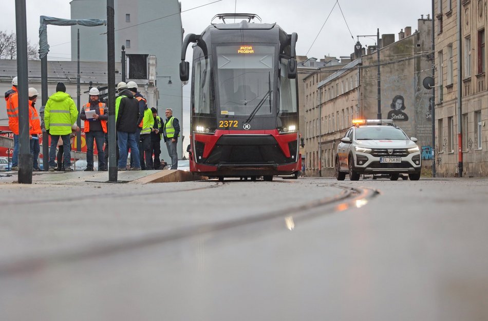 Tramwaje MPK Łódź wracają na Bałuty. Wykonano przejazdy testowa