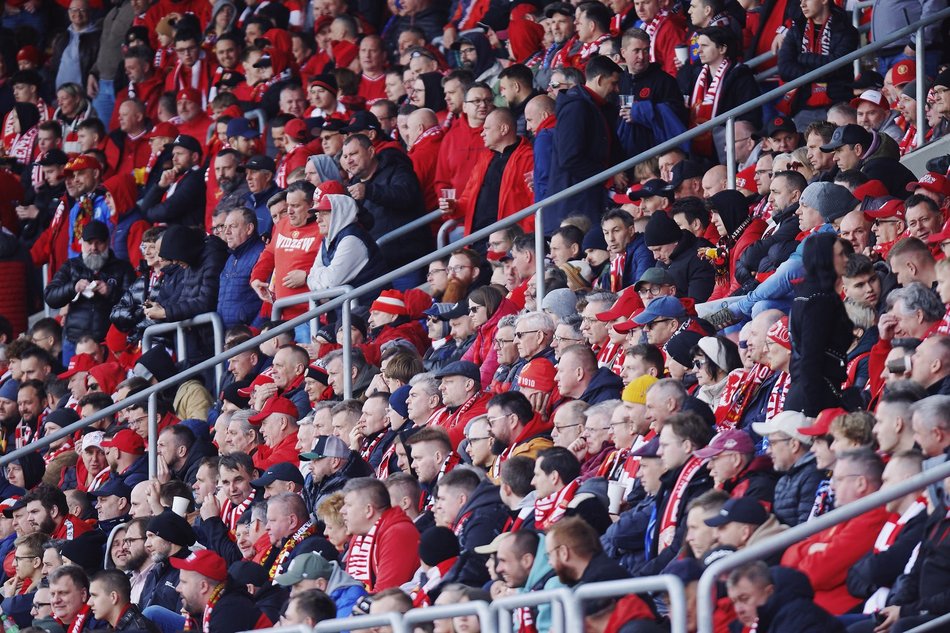 Kibice na meczu Widzewa Łódź z Motorem Lublin. Byłeś? Odszukaj się na trybunach