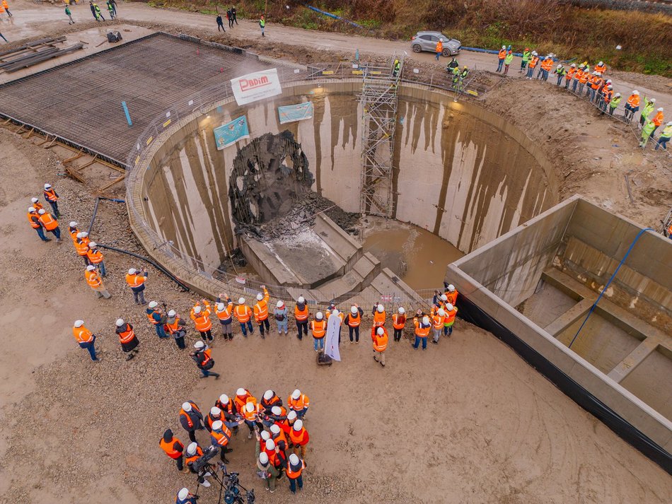 Tunel pod Łodzią. Tarcza Faustyna skończyła drążyć!