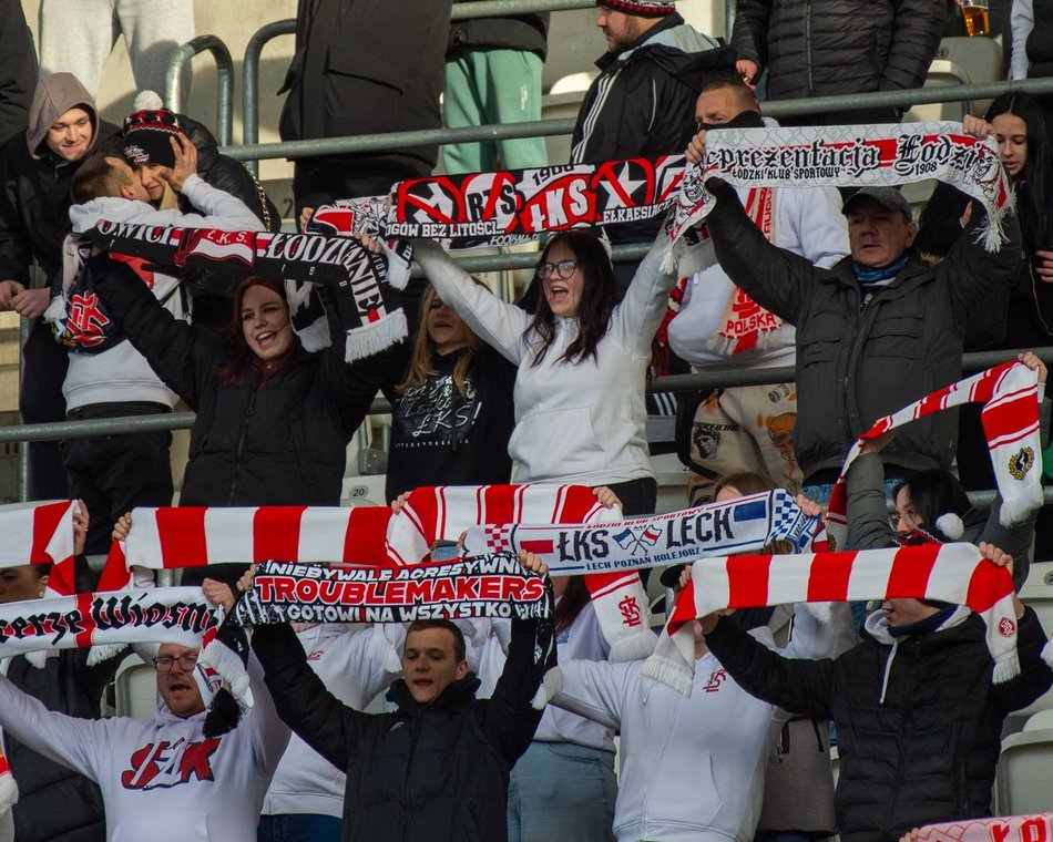 Kibice na meczu ŁKS Łódź kontra Bruk-Bet Termalica Nieciecza. Byłeś? Odszukaj się w galerii