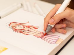 Łódź. Manga - rysunek