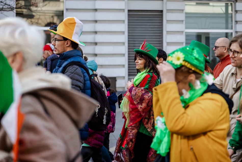 Zielona parada przeszła Piotrkowską! Tłumy świętują z okazji Dnia Świętego Patryka