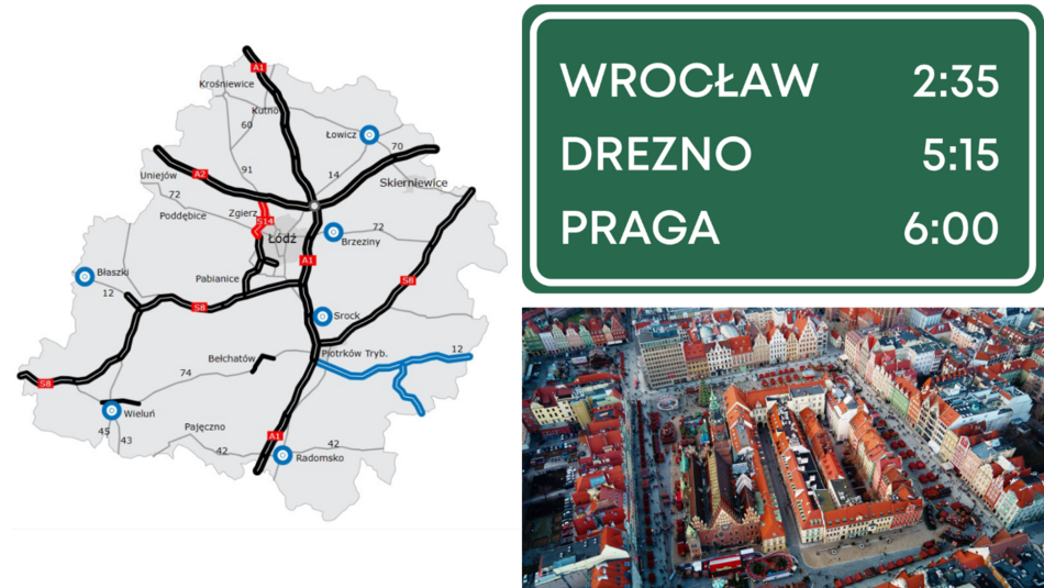 Ring autostrad i ekspresówek wokół Łodzi