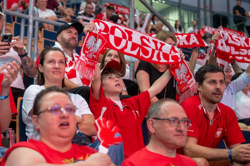 Łódź. Liga Narodów w Atlas Arenie w Łodzi. Byłeś/aś pierwszego dnia? Znajdź się w galerii!