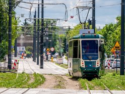 Tramwaj testowy MPK Łódź na Śmigłego-Rydza