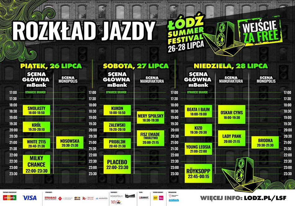 Line up Łódź Summer Festival 2024