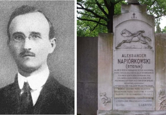 Aleksander Napiórkowski i jego grób