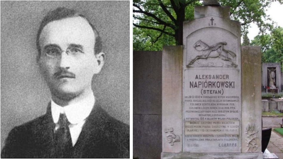 Aleksander Napiórkowski i jego grób