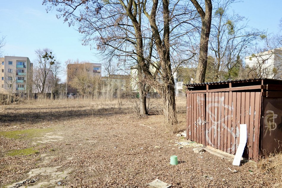 Łódź. Teren przy ul. Harcerskiej w Łodzi