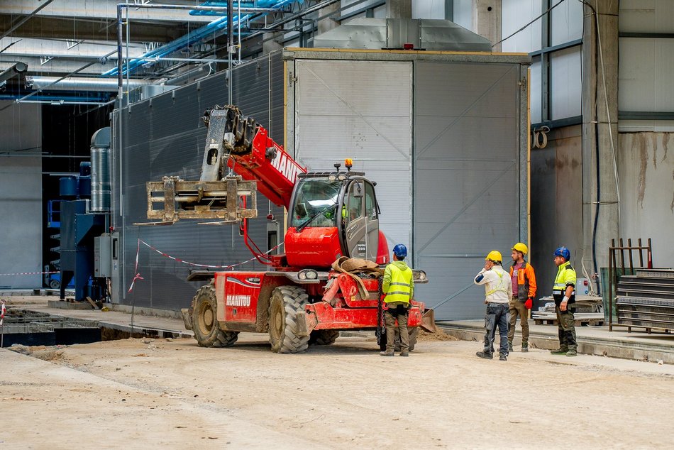 Zajezdnia Helenówek w Łodzi. Konstrukcja ukończona, trwa montaż urządzeń