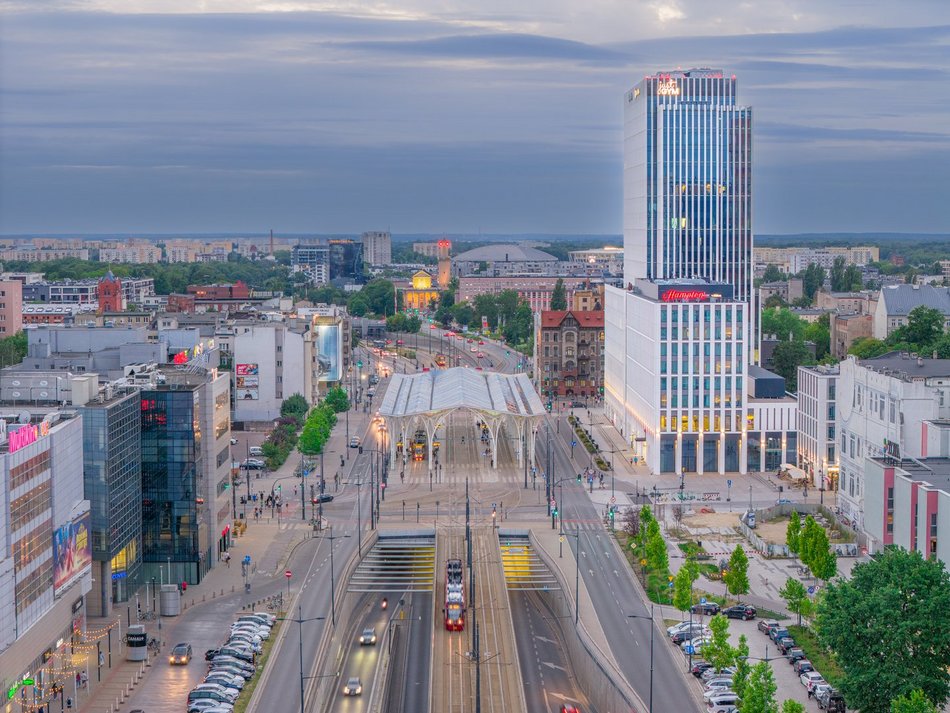 Łódź. Przystanek Piotrkowska Centrum 