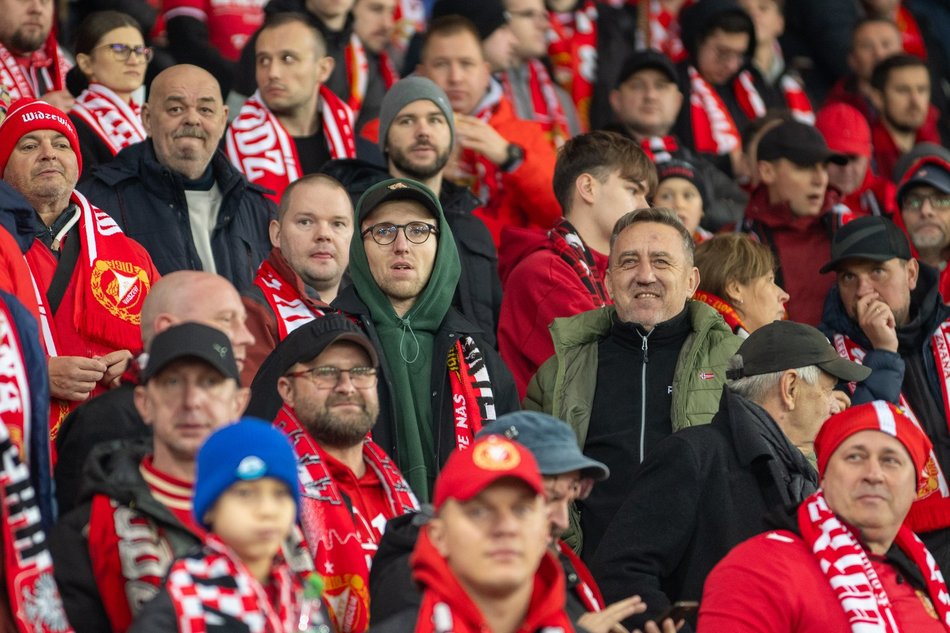 Kibice na meczu Widzewa Łódź z Zagłębiem Lubin. Byłeś/aś? Odszukaj się w galerii