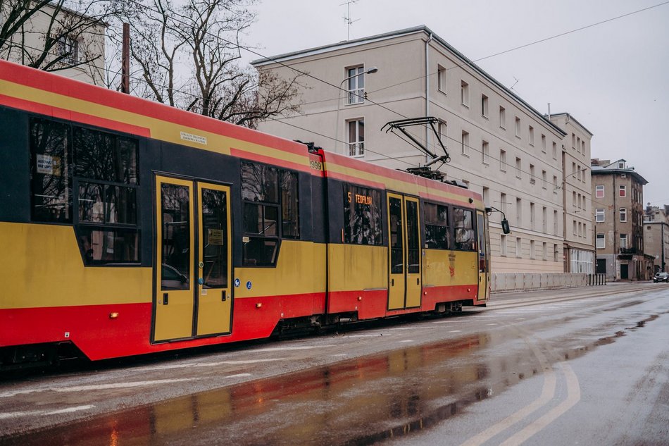 Tramwaje linii nr 5 na Franciszkańskiej