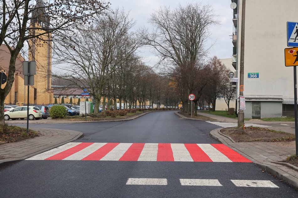 Remont Szczecińskiej i Wici w Łodzi