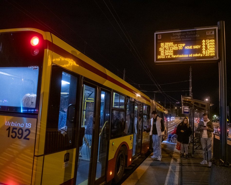 Łódź. Linia 96 MPK Łódź