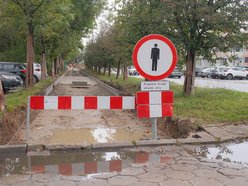 Łódź. Budowa drogi rowerowej na ul. Tatrzańskiej w Łodzi