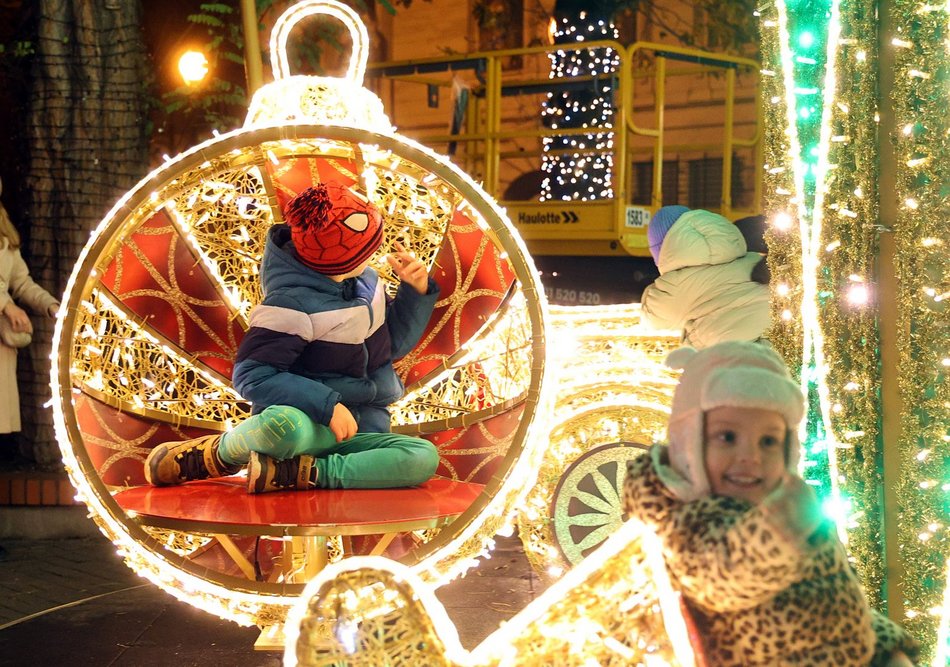 Świąteczna iluminacja Piotrkowskiej Łódź