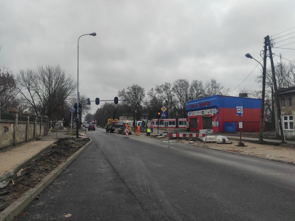 Remont Aleksandrowskiej. Będzie gotowa na święta Bożego Narodzenia