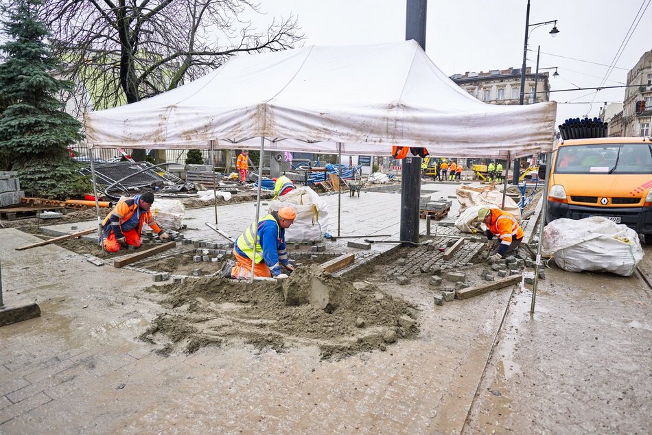 Tramwaje MPK Łódź na Zachodniej, przebudowa ul. Legionów