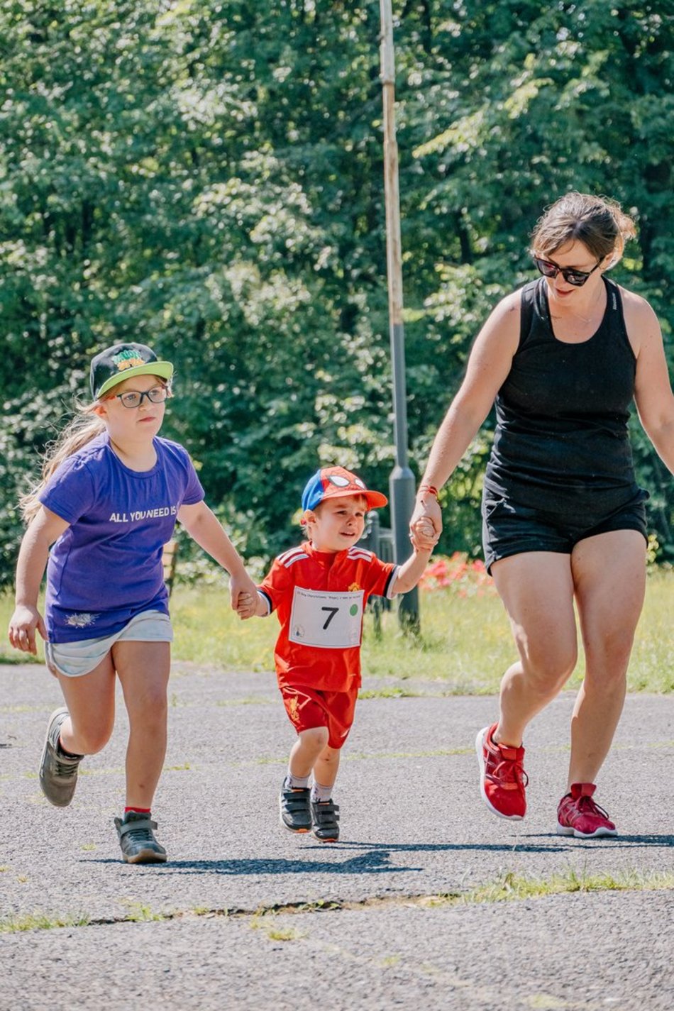 Bieg charytatywny w parku Baden-Powella