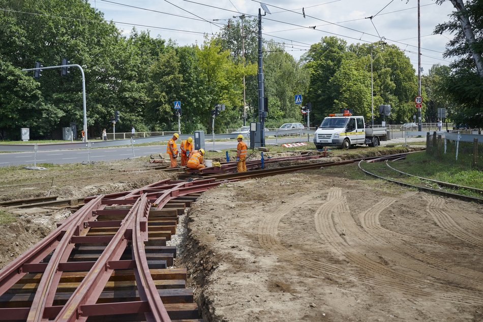 Remont krańcówki na Teofilowie