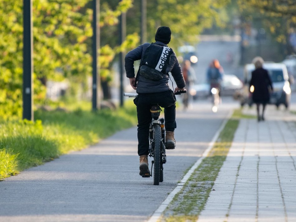 Łódź. Droga rowerowa