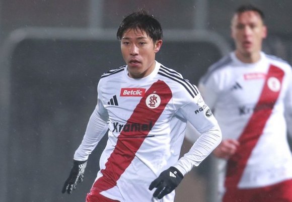 Łódź. Piłkarz ŁKS Łódź