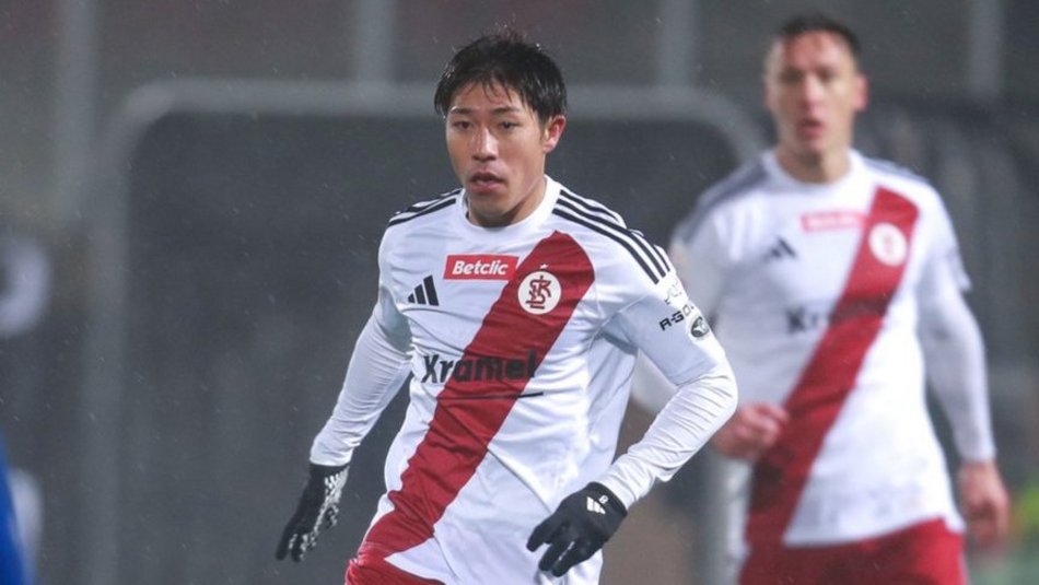 Łódź. Piłkarz ŁKS Łódź