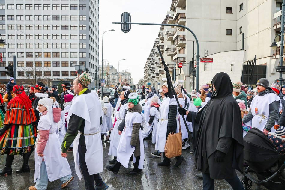 Orszak Trzech Króli przeszedł ulicami Łodzi