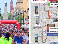 Łódź. Bieg Ulicą Piotrkowską Rossmann Run 2026. Zmiany w ruchu i MPK Łódź
