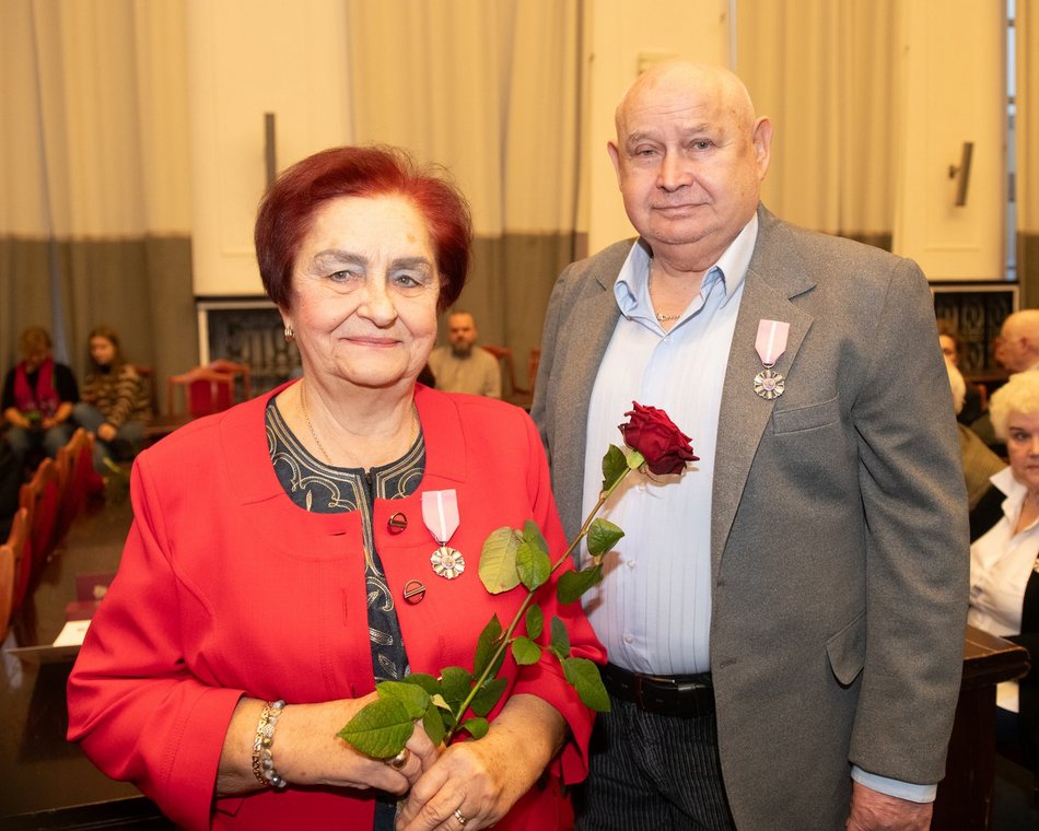 Medale dla małżeństw z Łodzi