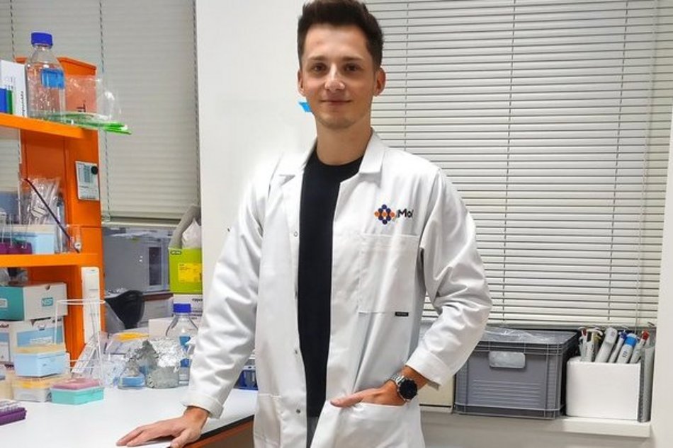 Łódź. Łukasz Biegała z Łodzi pracuje nad przełomowymi terapiami