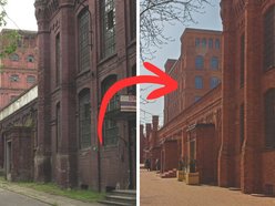 Manufaktura przed i po rewitalizacji