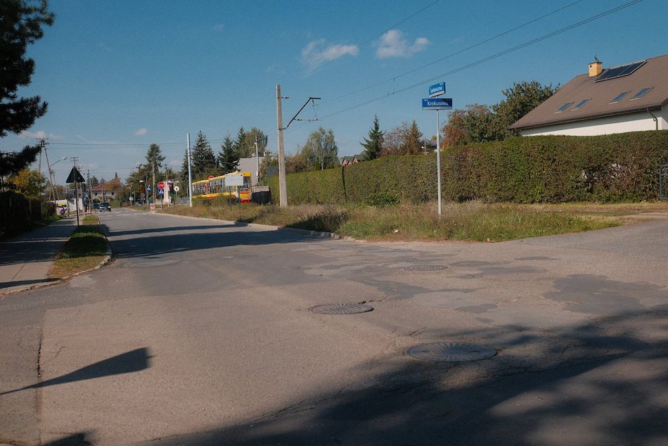 Łódź. Ulica Telefoniczna na Stokach w Łodzi