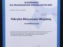 Fabryka Aktywności Miejskiej wyróżniona podczas gali Nagrody Karty Różnorodności