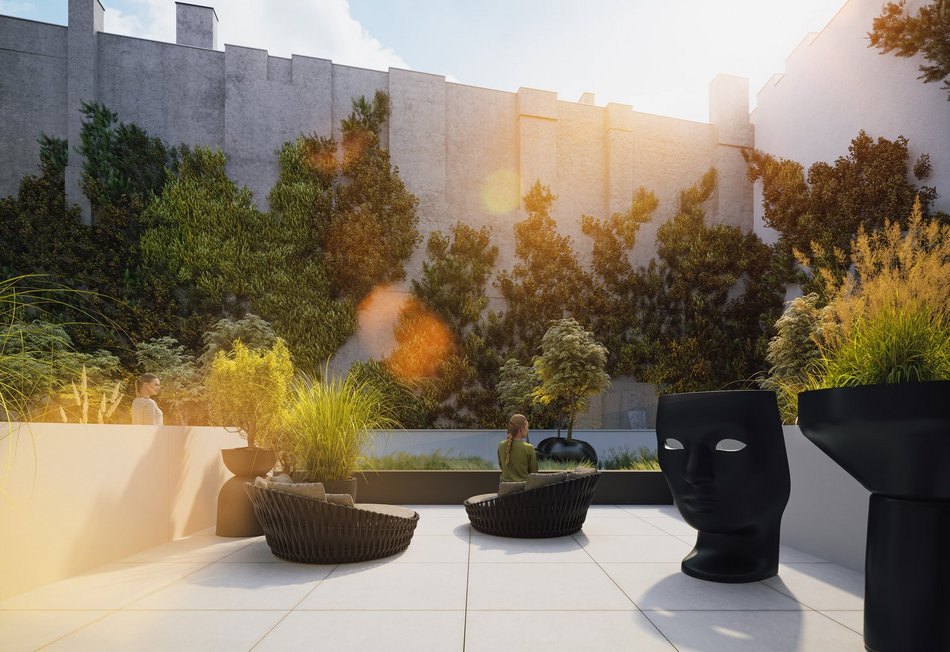 wizualizacja domu mieszkalnego