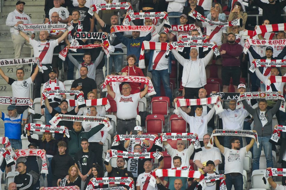 Kibice na meczu ŁKS Łódź z Polonią Bytom. Byłeś/aś tam? Odszukaj się w galerii!