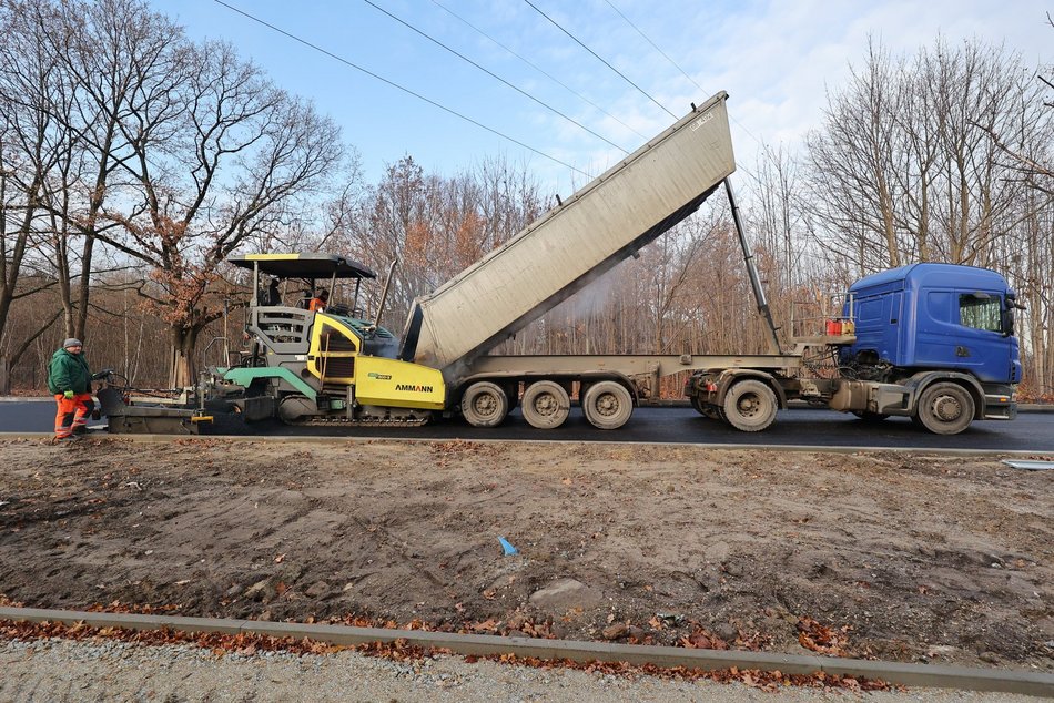 Remont Szczecińskiej i Wici w Łodzi