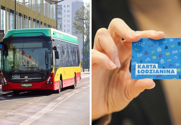 Autobus MPK Łódź i Karta Łodzianina