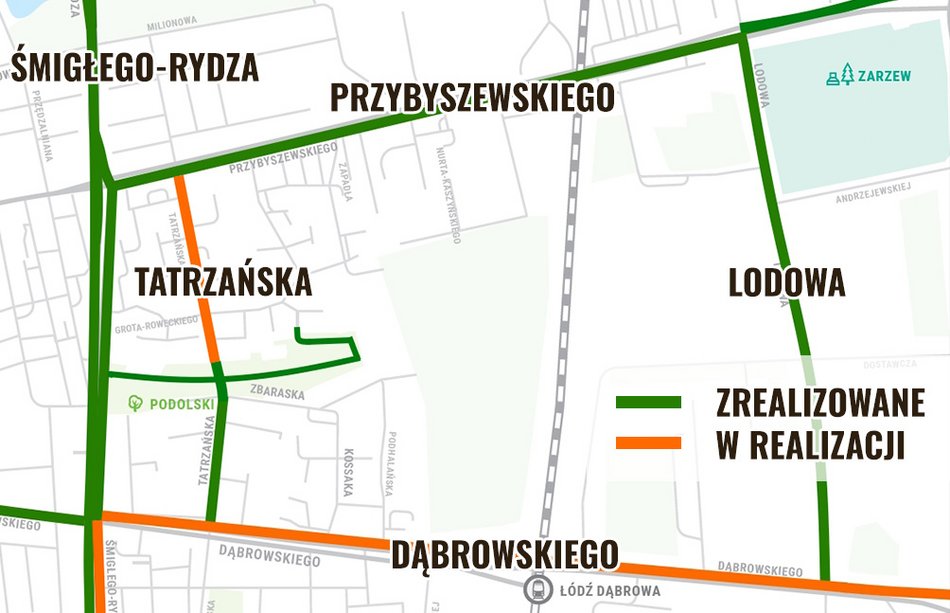 Łódź. Coraz więcej dróg rowerowych na Dąbrowie. Nowe połączenia z centrum, Chojnami i Widzewem