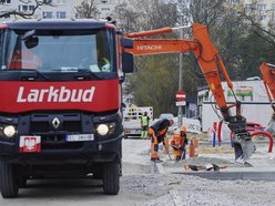 Łódź. Remont ul. Wioślarskiej w Łodzi