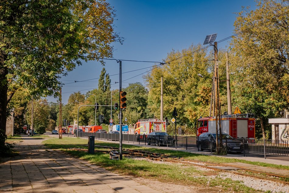 Strażacy z OSP Łódź Mikołajew wyjechali z pomocą do Kłodzka