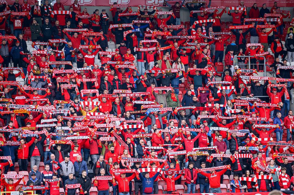 Łódź. Kibice na meczu Widzewa Łódź z Puszczą Niepołomice. Byłeś? Odszukaj się w galerii
