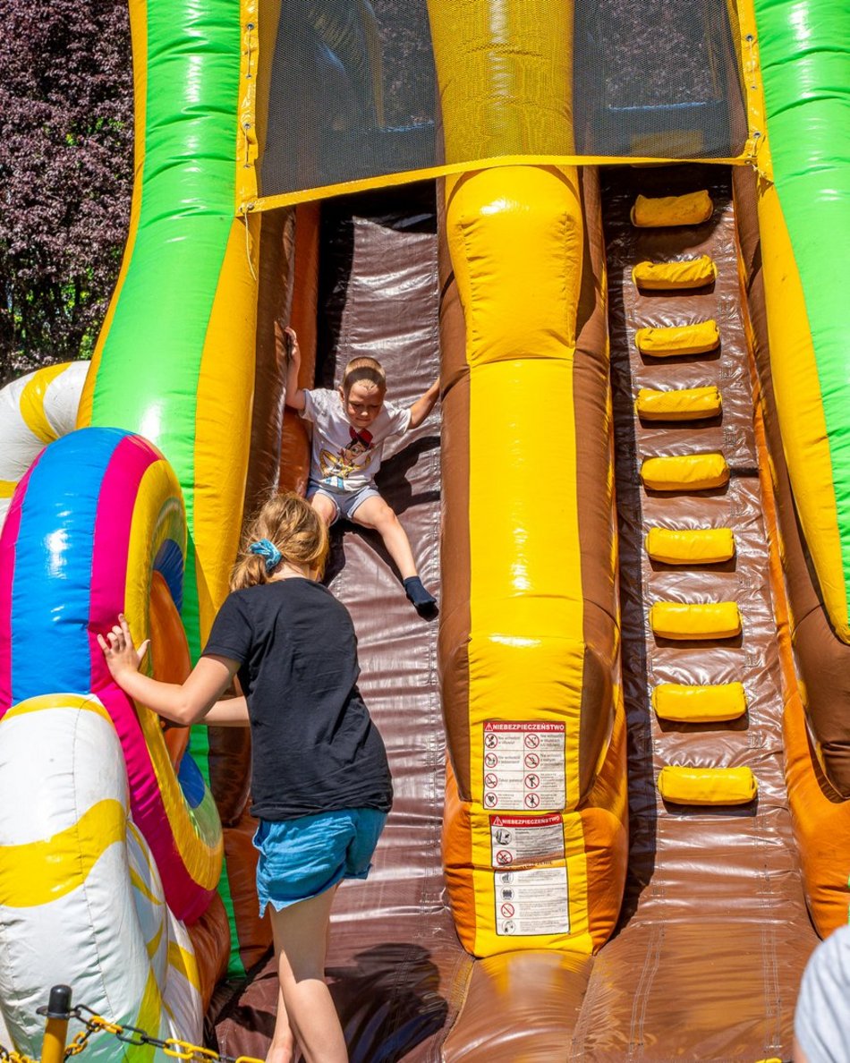 Festiwal dmuchańców w parku Podolskim w Łodzi